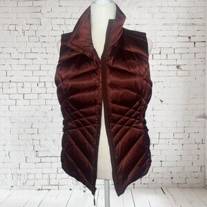 The North Face Maroon Quilted Vest